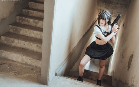 Natsuko夏夏子 – 绑带特工 Black Tape Special Agent[40P／376MB]