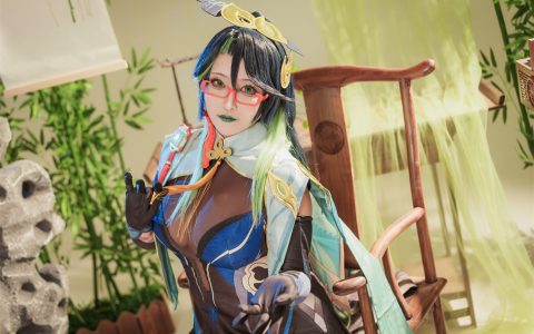 洛璃LoLiSAMA - 闲云 Genshin Impact Xian Yun[69P／900MB]