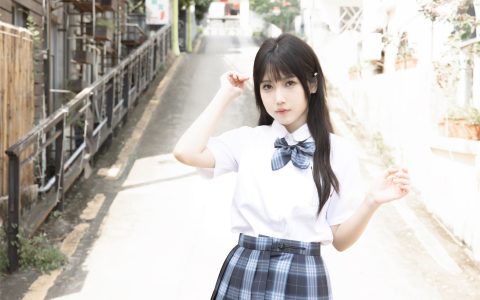 不呆猫 - 泳衣JK学妹 Swimsuit JK Girl [59P+1V／1.34GB]