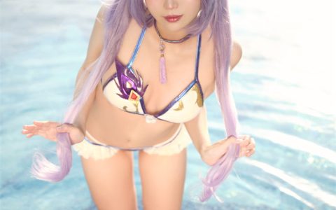 ZinieQ – Keqing Bikini [15P／465MB]