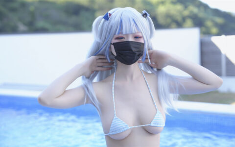 hamham_sk - cosplay Gawr Gura Hololive [NSFW][111P+1V／1.75GB]