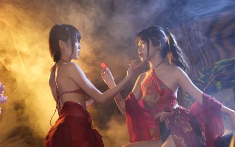 Tina很妖孽呀&不呆猫 - 古风双人 [16P／231MB]