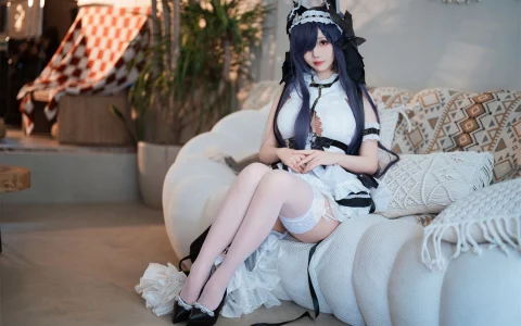 面饼仙儿 - 碧蓝航线 奥古斯特 女仆 August von Parseval Maid[43P／588MB]