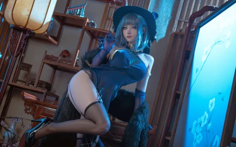 Seya-狮砸 - 碧蓝航线 柴郡 旗袍 [12P／156MB]