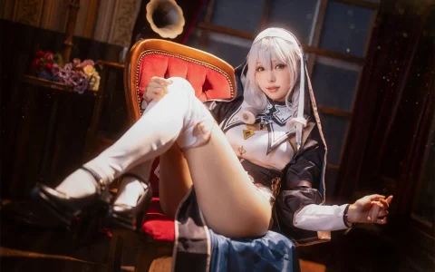 Ely_eee(ElyEE子) - Shirogane noel~Nun [27P+13V／206MB]
