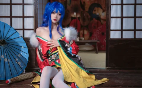一米八的大梨子 - 圣姨和服 Kimono[18P／175.8MB]