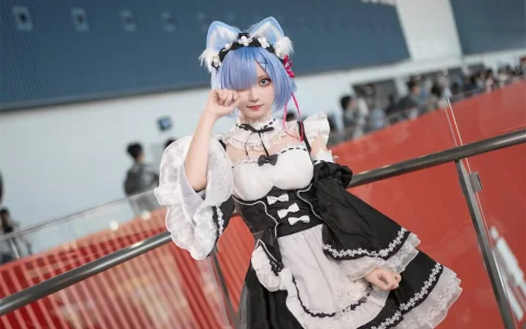 花柒Hana - 萤火虫动漫嘉年华 猫猫蕾姆 Rem Kitty [107P + 1V／544MB]