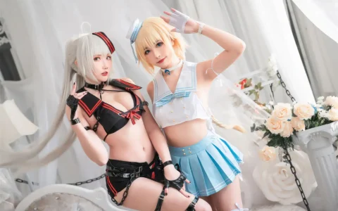 Momoko葵葵&瓜希酱 - FATE 黑白贞德 [60P／176MB]