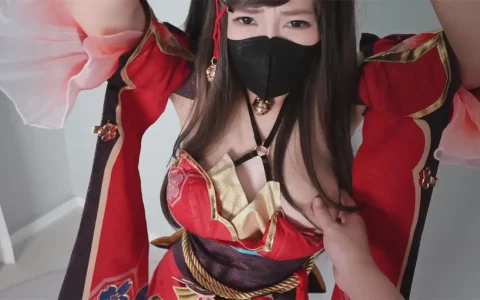 小小Q - 10月新品 大波翘臀少女福利姬 羞耻露出 COS花火被绑调教椅 [NSFW][7P + 1V／1.56GB]