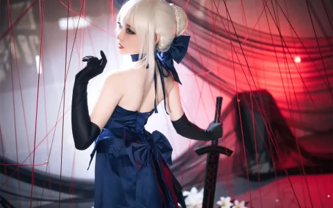 焖焖碳 - FGO 黑呆 black saber [30P／404MB]