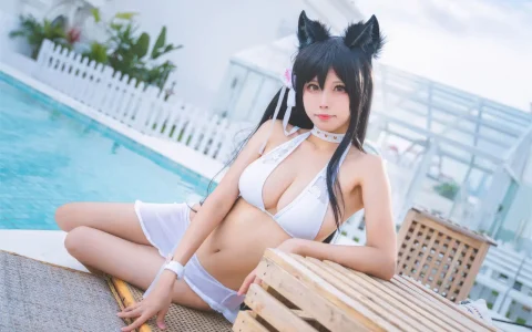 三無人型 - 碧蓝航线 爱宕 泳装 Atago Swimsuit [30P／252MB]