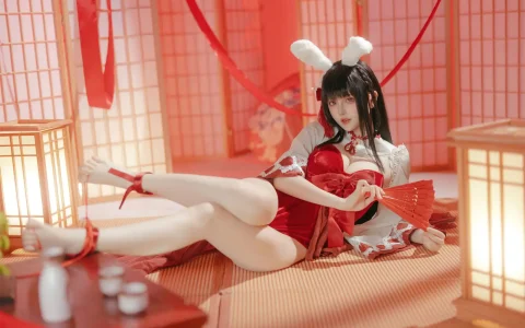 屿鱼 - 碧蓝航线 大山 祈愿的巫女兔 Daisen Bunny Miko