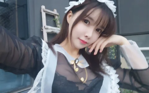 亚马逊鲶鱼 - 黑色透明女仆 see through maid